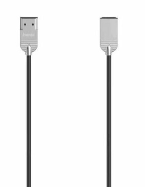 Hama 205021 HDMI kabel High Speed 4K 2 m černo-stříbrná / Ultra slim (205021-H)