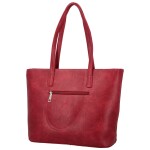 Stylová dámská koženková kabelka na rameno Anisia, vínová