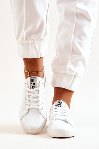Kožená tenisová obuv Big Star JJ274311 Bílé 37