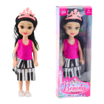 Mamido Mini panenka princezna s korunou barevné šaty 14 cm mix