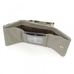 Luxusní dámská kožená mini peněženka Gregorio Garid, šedo-oranžová