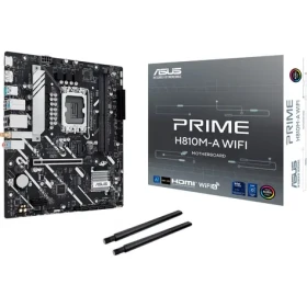ASUS PRIME H810M-A WIFI / H810 / LGA 1851 / 2x DDR5 / PCIex16 / GLAN / mATX (90MB1KJ0-M0EAY0)