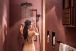 HANSGROHE - Raindance Alive S Hlavová sprcha, průměr 30 cm, EcoSmart, matná černá 24521670