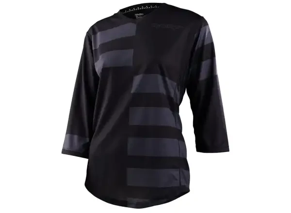 Troy Lee Designs Mischief dámský dres 3/4 rukáv Split Stripe Black vel. M