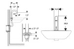 GEBERIT - Piave Elektronický umyvadlový ventil, bateriové napájení, easy to clean, matná černá 116.183.14.1