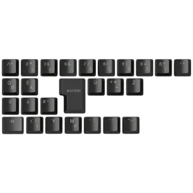 Glorious vyměnitelné klávesy GMMK ABS Doubleshot V2 (ISO DE) černá / ABS / 26 ks / ISO DE layout / Cherry MX(+) (GLO-KC-ABS-DEKIT-B)
