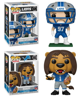 Funko Figurka POP! Aidan Hutchinson #97 & Roary Detroit Lions NFL Combo
