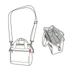 Taška přes rameno Reisenthel Allrounder Cross Herringbone dark blue