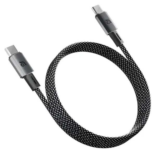 Adam Elements CASA MS100 černá / Magnetický kabel / USB-C - USB-C / 60W / 1 m (ACBADMS100BK)