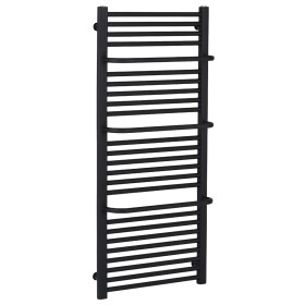 CERANO Koupelnový radiátor Antonio - boční připojení - 655W - černá matná - 1180x550 mm