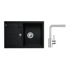 Set dřezu a baterie Blanco Metra 45 S 78x50 cm antracit SETB3 SETB3 SETB3