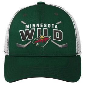 Outerstuff Dětská kšiltovka Minnesota Wild NHL Lockup Meshback Adjustable