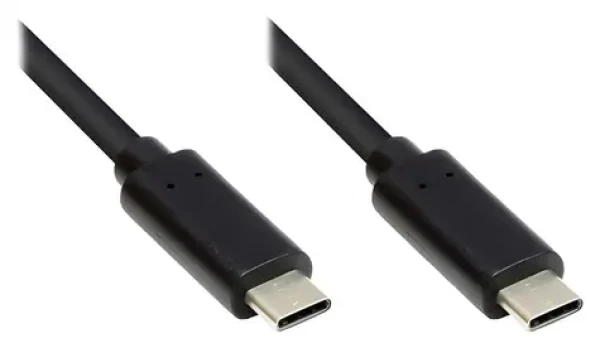 Good Connections USB-C - USB-C černá / Kabel / USB 3.2 Gen 1 / 1,5 m / 5 Gbit/s / 3 A (GC-M0114)