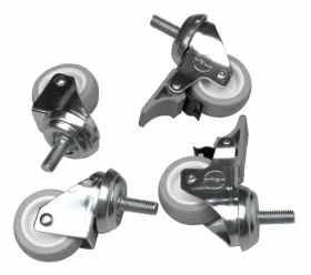 Equip kolečka pro racky ECO/Pro-Mount stříbrná / Kolečka / 19" / sada 4 ks (EZW-1)