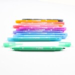 Tombow Tombow, WS-PK-12P-2, Twintone, oboustranné popisovače, Pastel tone, 12 ks
