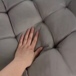 Maxy Polstr / podsedák na zahradní lehátko - šedý