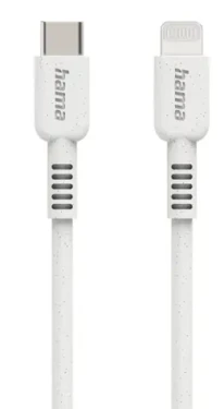 Hama 187284 Eco MFi kabel USB-C 2.0 (M) - Lightning (M) 1.0m bílá (187284)
