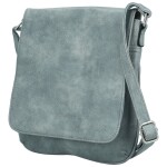 Stylová dámská koženková crossbody kabelka Haidi, šedá