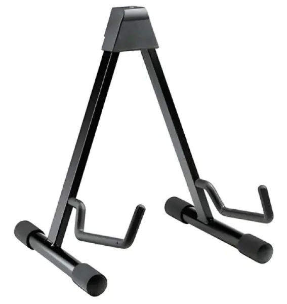 Stojan na akustickou kytaru skládací / Stojan / pogumovaná ramena / výška 420 mm / šířka 220-350 mm (17541)