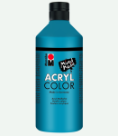 Akrylová barva Marabu Acryl Color 500 ml - modrá cyan 056