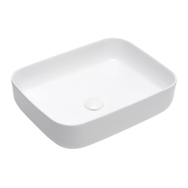 Umyvadlo na desku SAT Infinitio 50x39 cm mat bez otvoru pro baterii SATINF5039M SATINF5039M