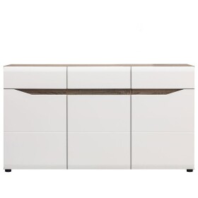 Komoda Lionel Li03 dub sonoma/bílá