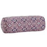 MADAM STOLTZ Polštář válec Dusty Lilac/White/Blue, fialová barva, textil