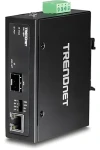 TRENDnet TI-F11SFP / Media konvertor / 100/1000Base-T na SFP / IP30 / DIN lišta / -40 až 75 °C (TI-F11SFP)