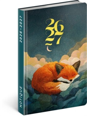 18měsíční diář Petito – Spící liška 2026/2027