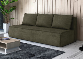 FRONTI Pohovka FIRE REST - olivová - manšestr - LINCOLN 37 22685