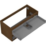 MEXEN - Box-A skříňka pro umyvadlo 100, 2 zásuvky, ořech 91AX0-1000-470-2-86