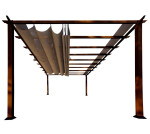 Paragon Outdoor Florenz hliníková pergola 350x505x236 cm tmavě hnědá