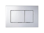 CERANO - Kompletní WC set Profi/Cesso - černá matná - WC tlačítko Classic/Chrom - předstěnová instalace - 49x36 CER-8050BD107