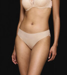 Dámské kalhotky Body Make-Up Illusion Lace Highleg Tai - BROWN - sv. hnědé 00NZ - TRIUMPH BROWN 44