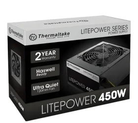 Thermaltake Litepower II černá / Napájecí zdroj / 450 W / aktivní PFC / 120mm ventilátor (PS-LTP-0450NPCNEU-2)