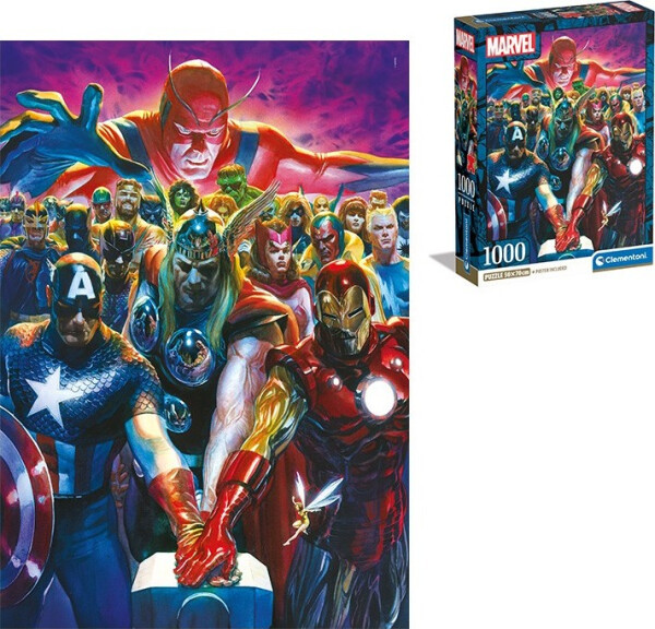 Puzzle Marvel: Avengers 1000 dílků - Clementoni