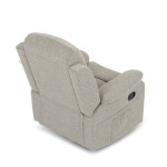 Polohovací křeslo, béžová, látka, TV-4086 LAN2