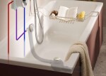 HANSGROHE - Tubset universal Základní těleso pro vanovou odtokovou a přepadovou soupravu s napouštěním, délka 85 cm 58152180