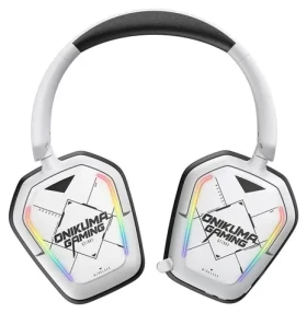 ONIKUMA BT883 bílá / Herní sluchátka / 2,4G / Bluetooth 5.4 / USB-C / RGB (GT883)