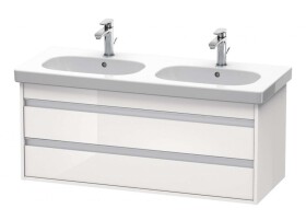 DURAVIT - Ketho Umyvadlová skříňka 48x115x46 cm, 2 zásuvky, lesklá bílá KT664902222