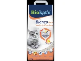 Biokat's BIANCO FRESH vanilka a mandarinka Podestýlka 10kg (4002064617374)