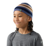 Dětská merino čepice SMARTWOOL Kids' Reversible Art Beanie, Nightfall Blue velikost: SM