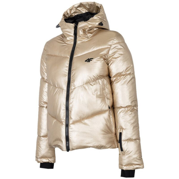Lyžařská bunda 4F W H4Z22 KUDN004 74S zlatá XXL