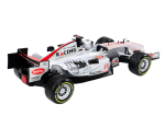 Mamido RC závodní auto 1:12 stříbrné se světly a zvuky