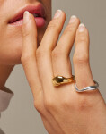 ENAMEL Copenhagen Ring, Agnete Small 925S 54