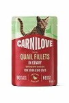 Carnilove Cat Pouch Gravy Quail+Dandelion Steril. 85g