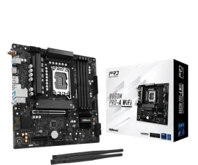 ASRock B860M Pro-A WiFi / B860 / LGA 1851 / 4x DDR5 / PCIEx 16 / 2.5GLAN / Wi-Fi / mATX (90-MXBRS-A0UAYZ)