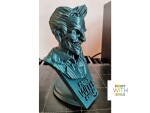 PLA filament metallic green 1,75 mm Print With Smile 0,5kg