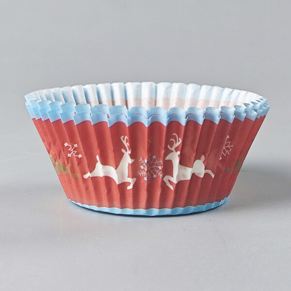 Cake star Papírové košíčky vánoční motiv 4 (100ks)