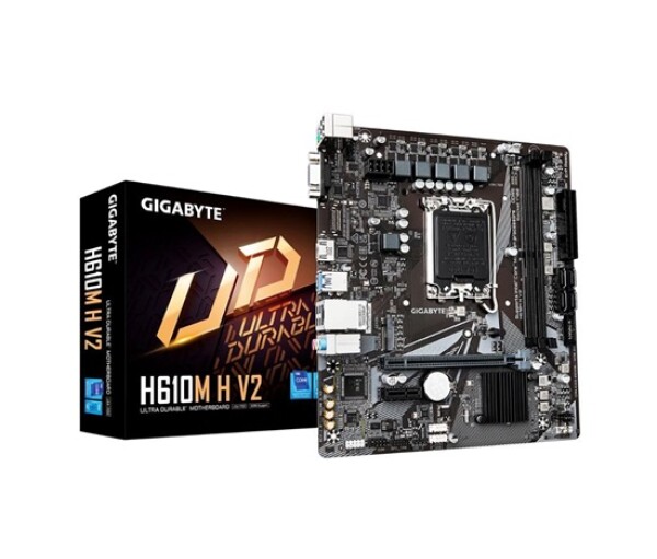 GIGABYTE MB Sc LGA1700 H610M H V2, Intel H610, 2xDDR5, 1xHDMI, 1xVGA, mATX EDF_524981